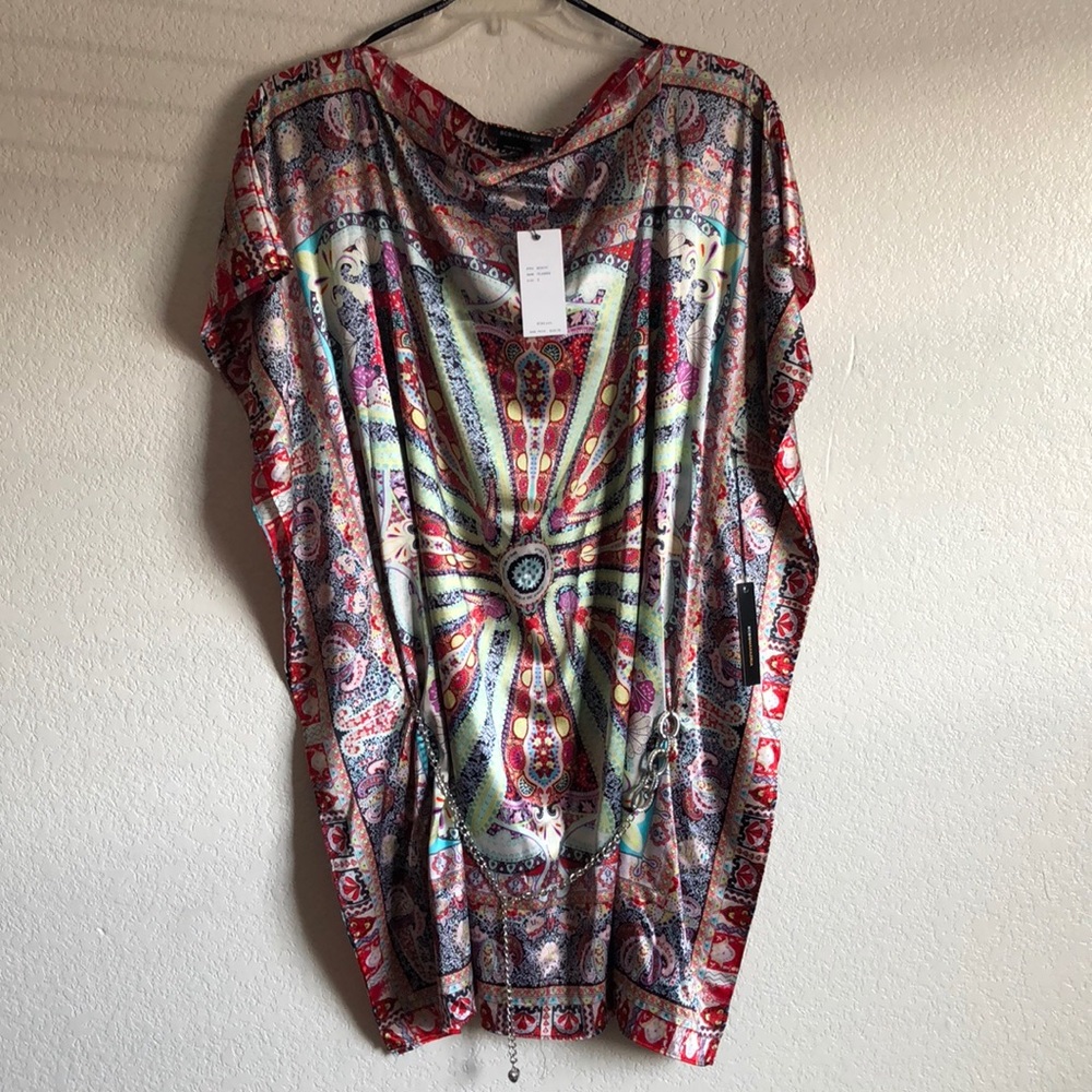 BCBGMAXAZRIA TUNIC BLOUSE